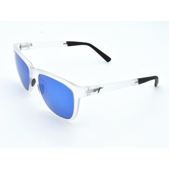 Maui Jim Tall Slide MJ 740-05CM Light Grey Crystal / Blue Hawaii Polariz…